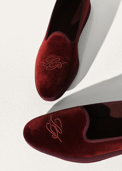 SLIPPERS VENICE LP ANAGRAM VELVET