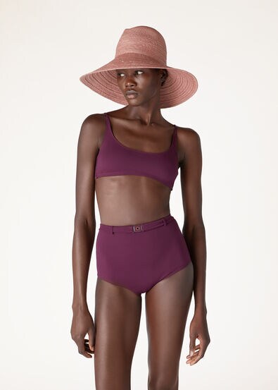 BANDEAU TOP MARINE JERSEY