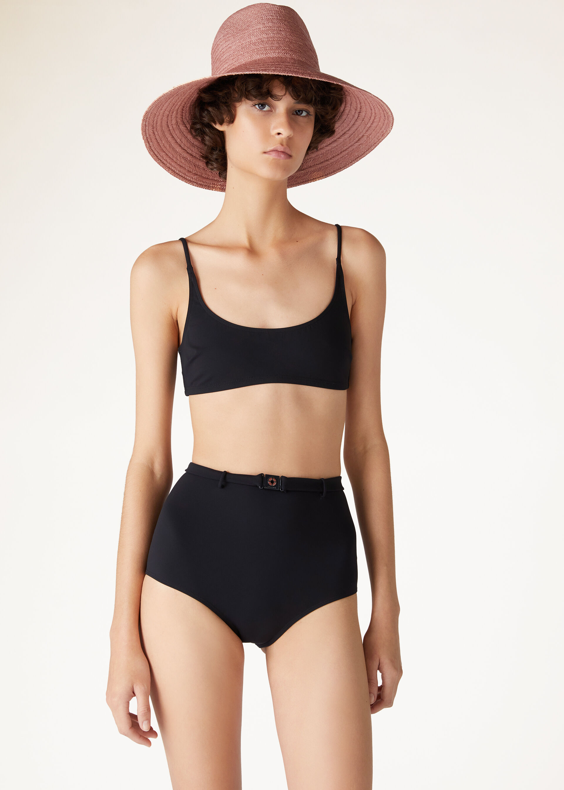 BANDEAU TOP MARINE JERSEY