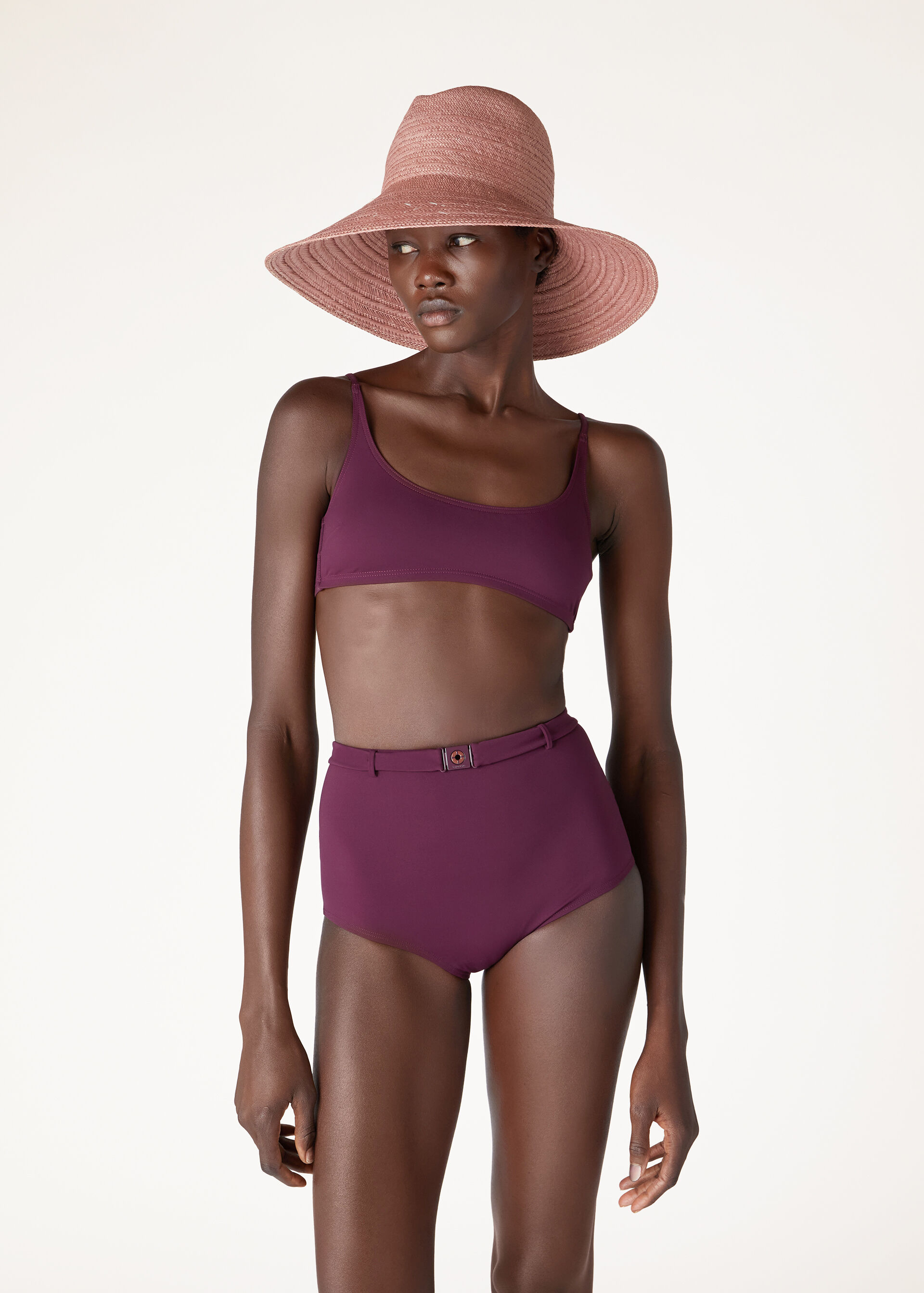 BANDEAU TOP MARINE JERSEY