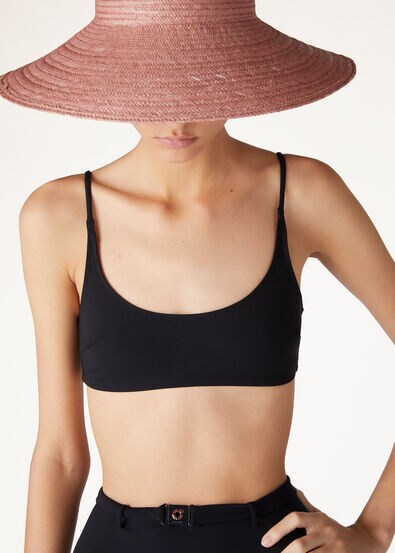 BANDEAU TOP MARINE JERSEY