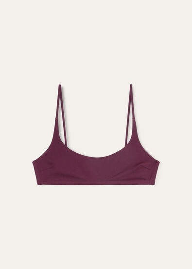 BANDEAU TOP MARINE JERSEY