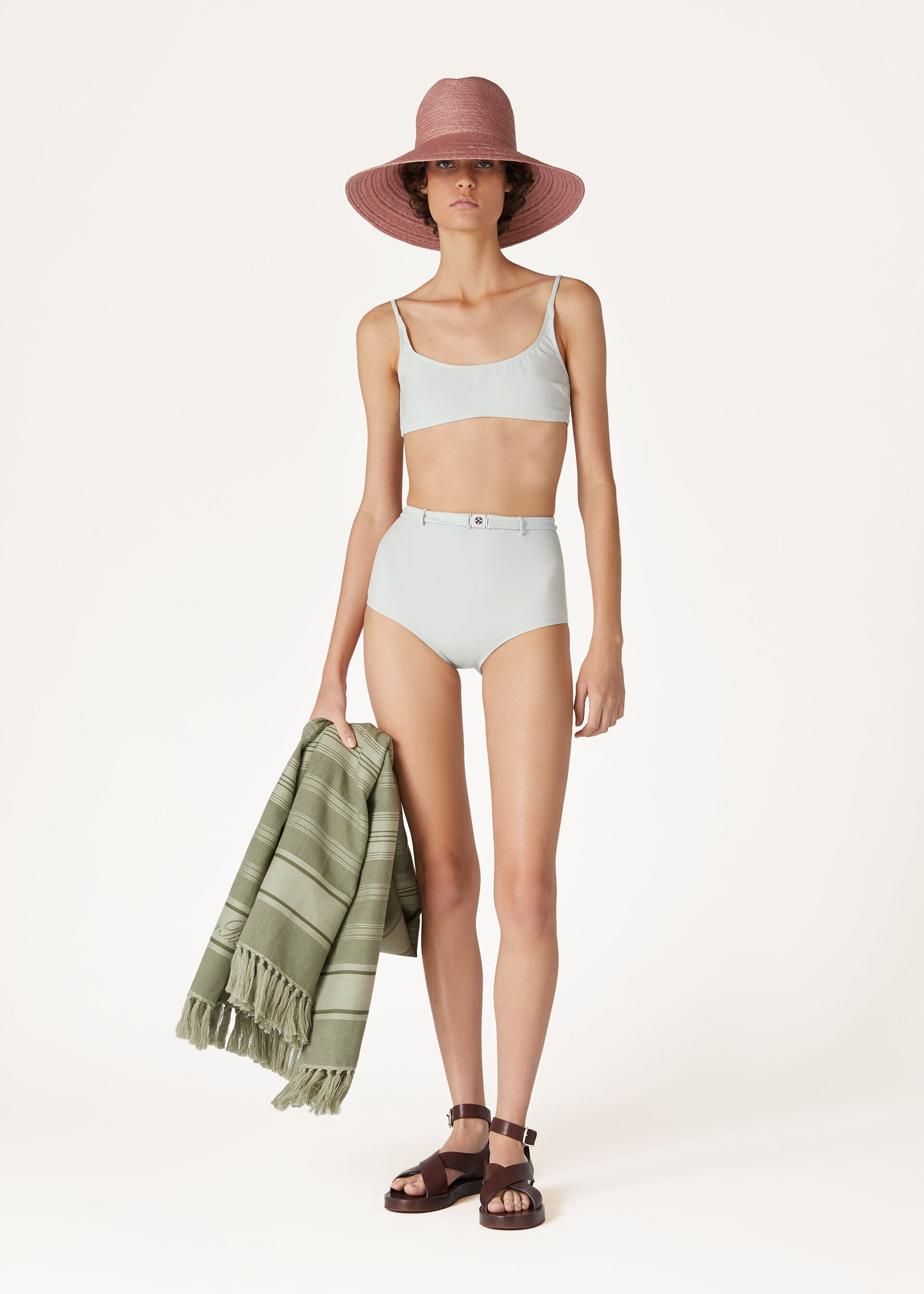 BANDEAU TOP MARINE JERSEY