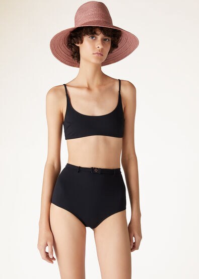 BANDEAU TOP MARINE JERSEY