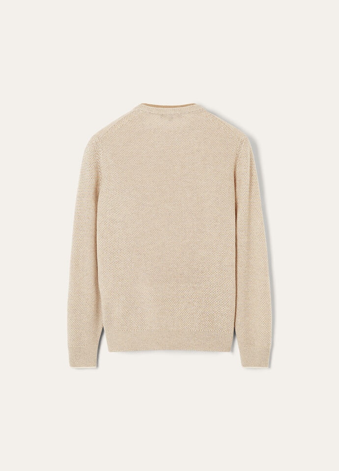 City Pull Crewneck Baby Cashmere Magnolia Petals | Loro Piana MC