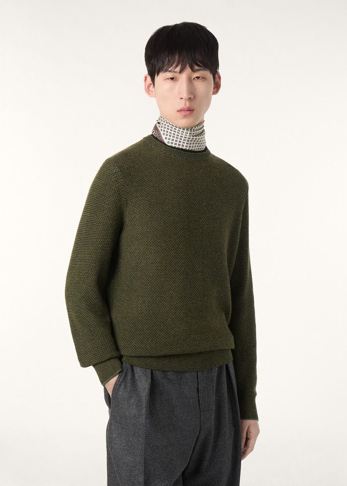 VARALLO CREWNECK SWEATER BABY CASH GG 12_FAM7601_J1ZK_3