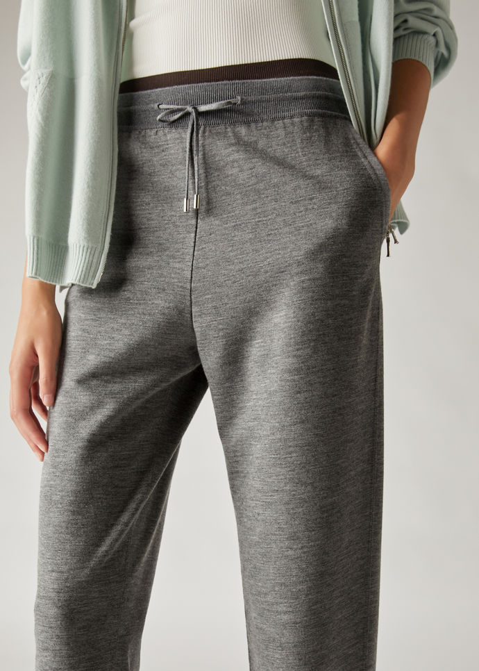 Cocooning Soft Trousers-Cotton, Cashmere