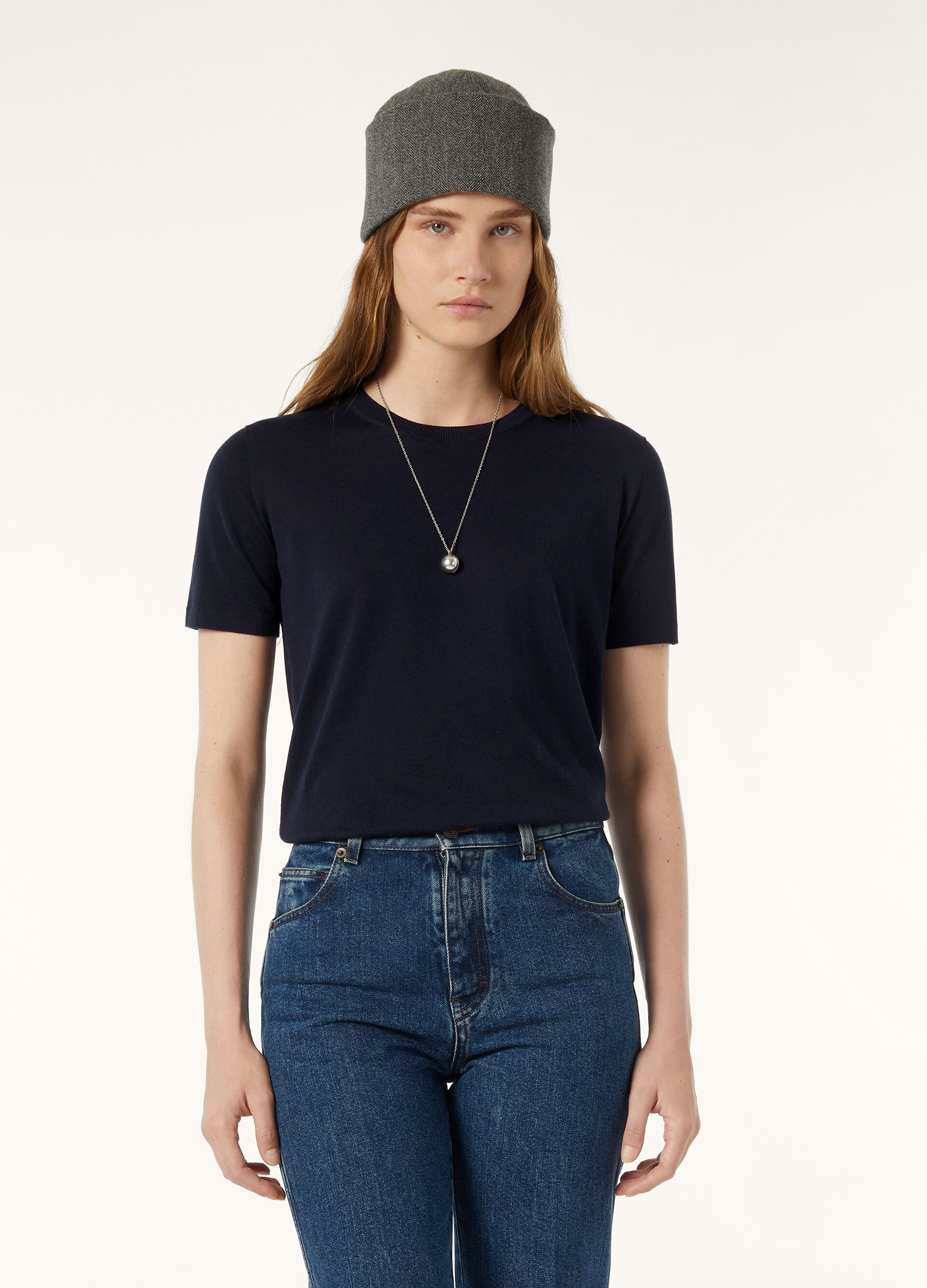 ANGERA CREWNECK SS SWEATER COTTON GG 18