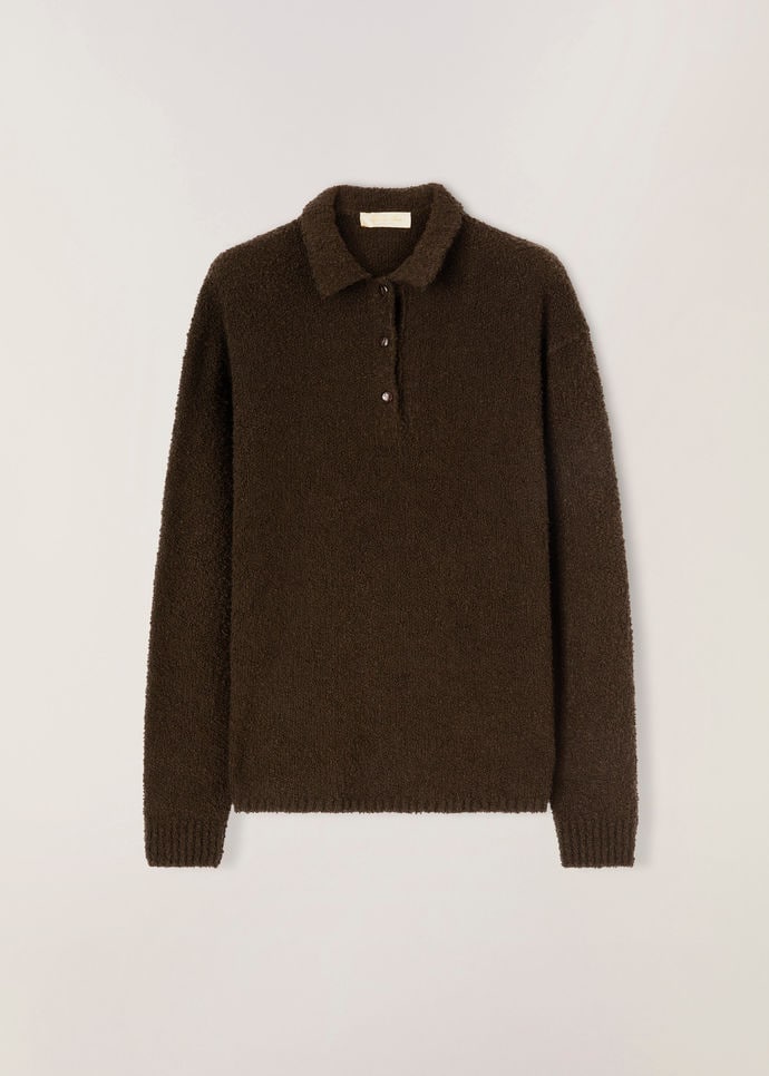 Cocooning Polo Shirt-Silk