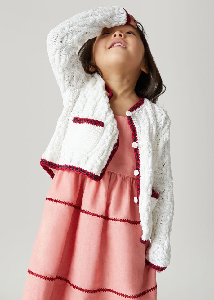Cardigan Nautical-Cotone