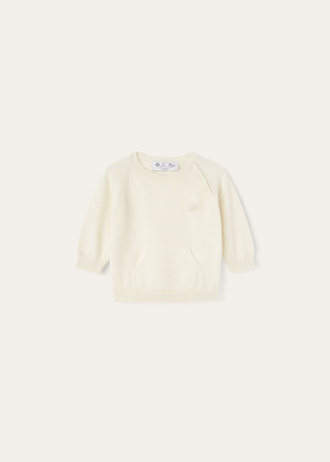 LOVELY CREW NECK SWEATER BABY CASH GG 12_FAM8885_105M_1