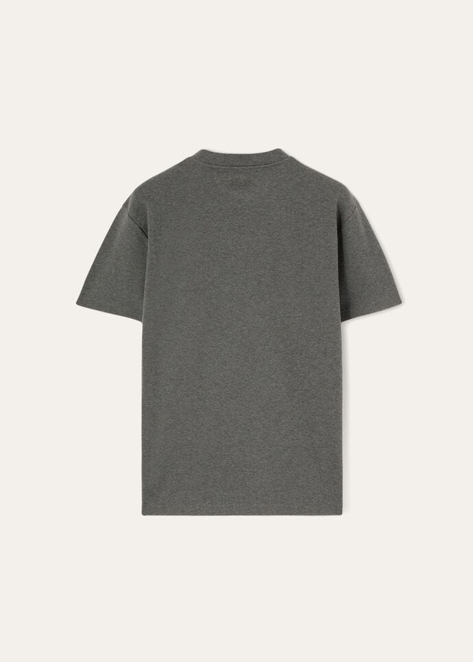 Ray T-Shirt Cotton Gray Melange | Loro Piana CC