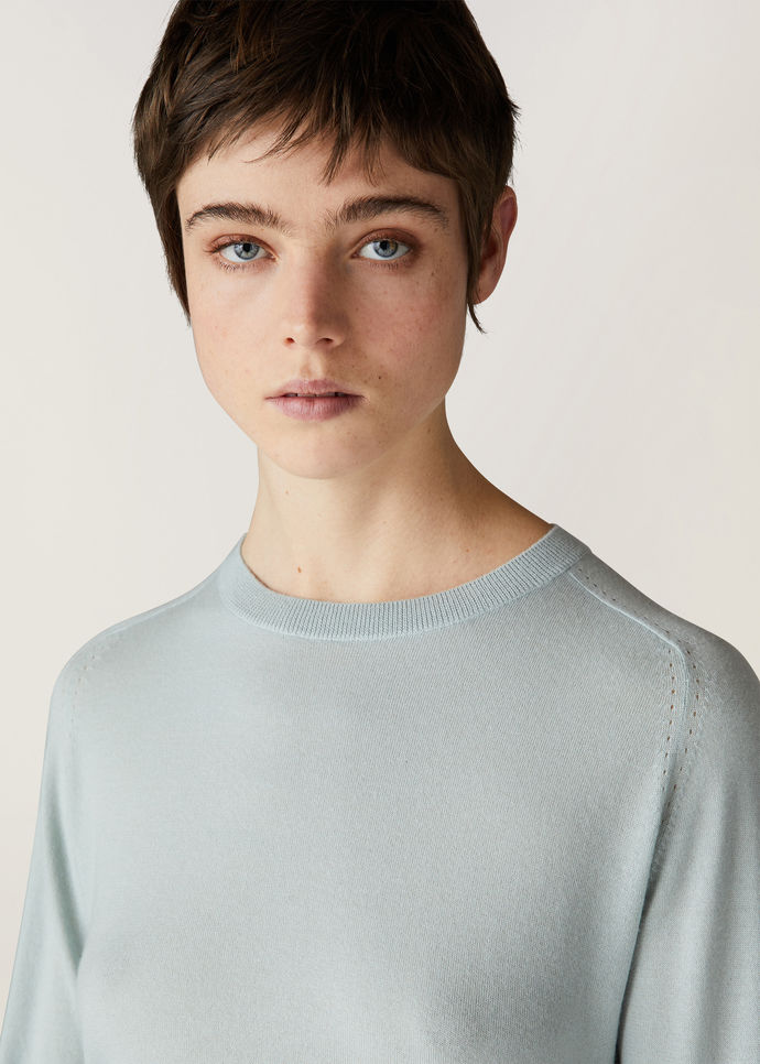 Rundhalspullover Piuma-Cashmere