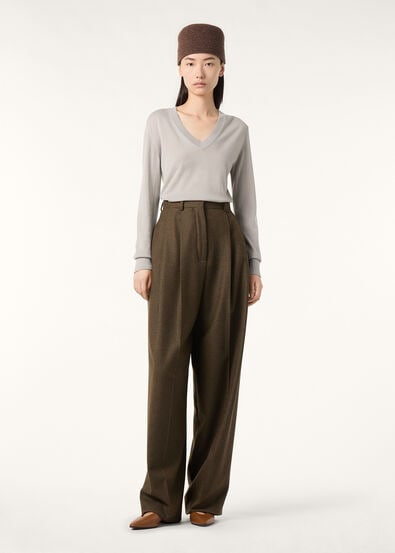 NEO PIUMA V NECK SWEATER CASHMERE GG 18