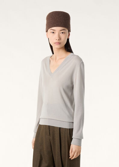 NEO PIUMA V NECK SWEATER CASHMERE GG 18