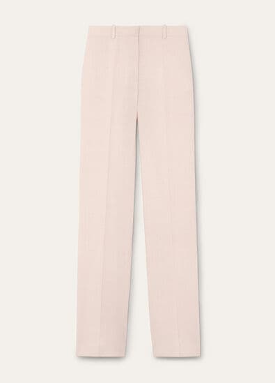 PANT. GOLDIE STRUCTURED LINEN WOOL