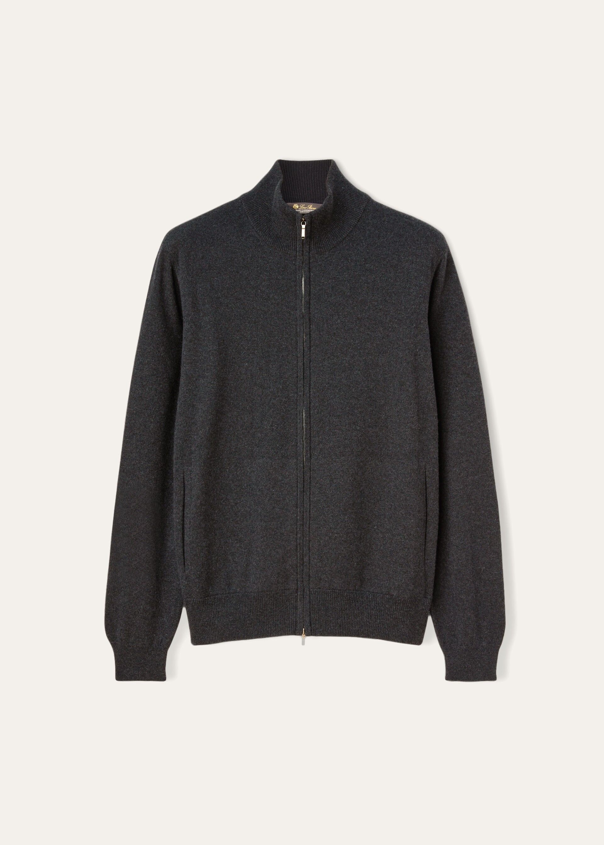 CLASSIC BABY CASHMERE BOMBER SWEATER ZIP GG 12