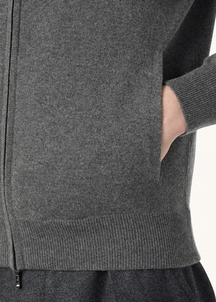 CLASSIC BABY CASHMERE BOMBER SWEATER ZIP GG 12_FAM9318_M006_2