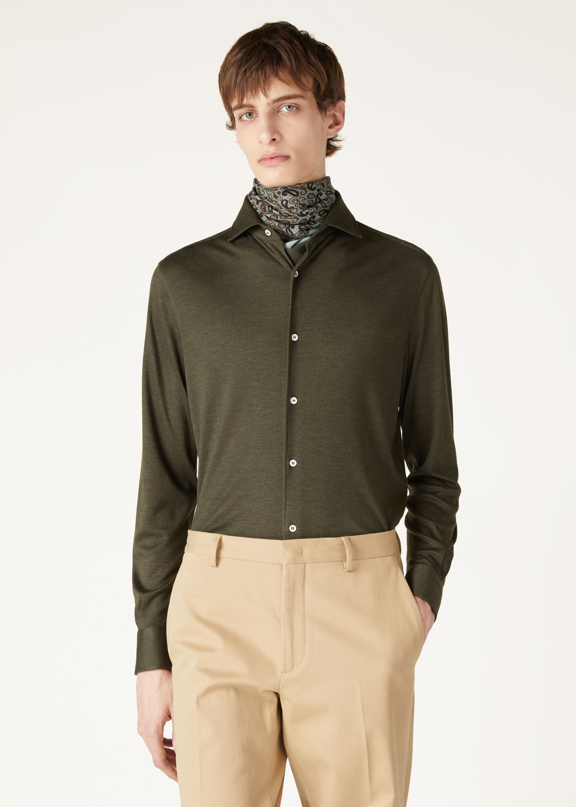 ANDREW ML JERSEY SUNSET CASH SILK