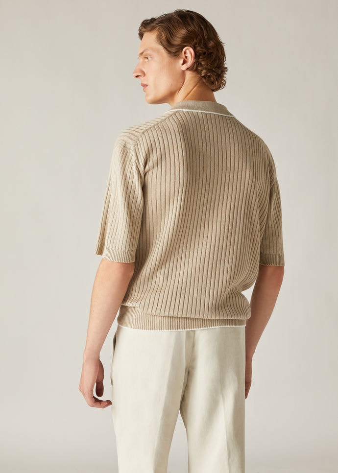 Mer Polo Shirt-Linen