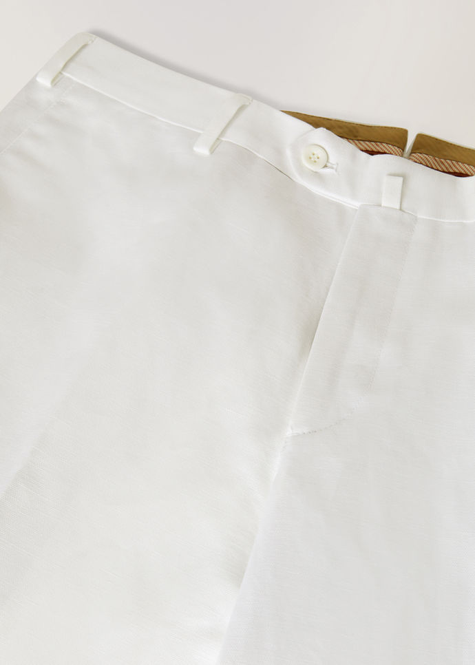 Pantaflat Slim Trousers-Cotton, Linen