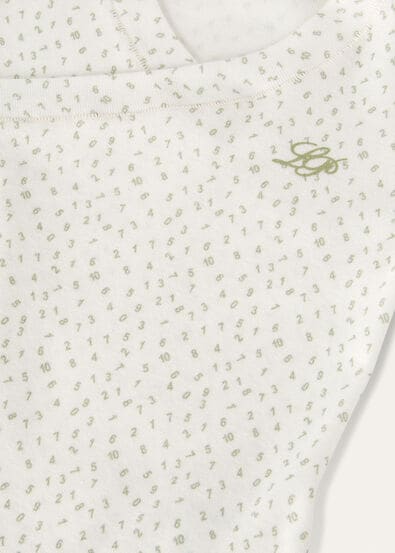 LITTLE NUMBERS BODYSUIT COTTON