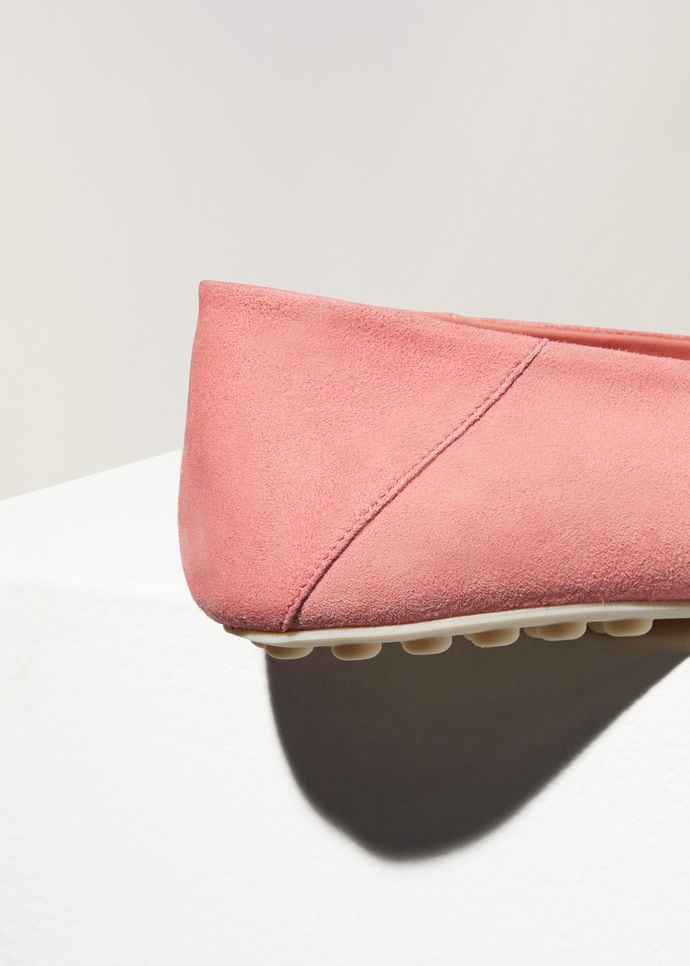 Dot Sole Loafers-Suede Goatskin