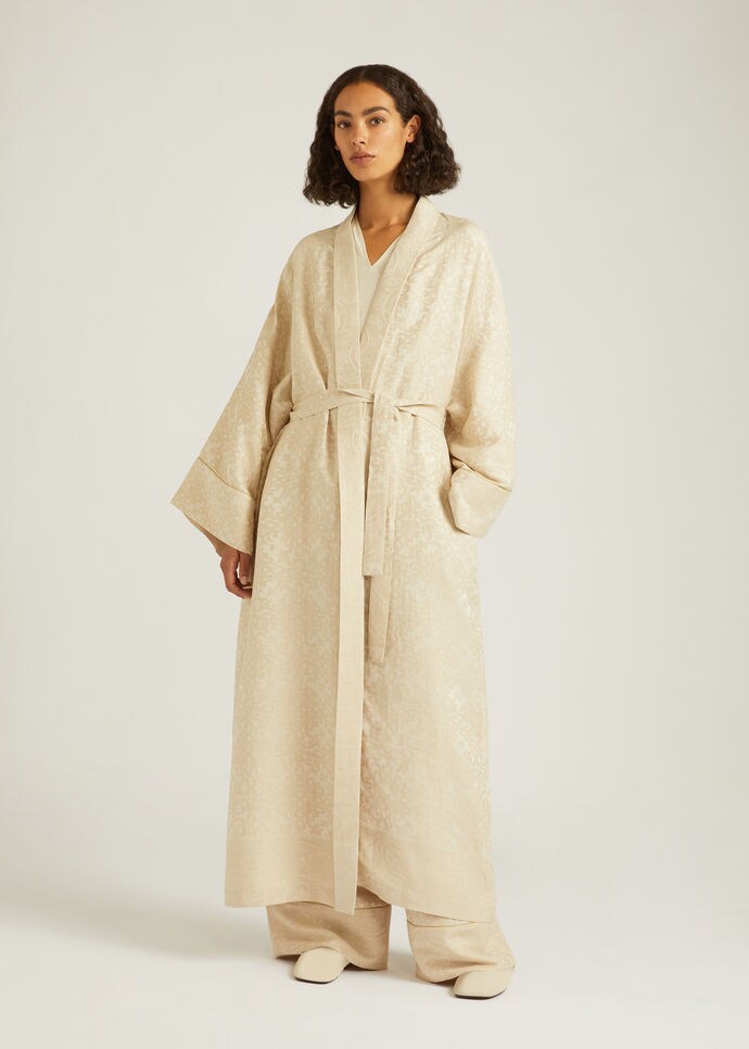 Elten Coat-Linen, Silk