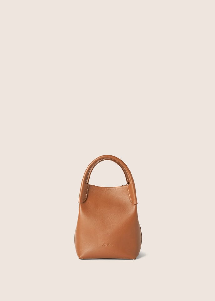 Micro Bale Bag in Calfskin Warm Tan