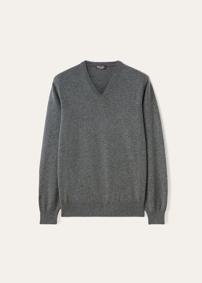 LORO PIANA Cable-knit baby cashmere half-zip sweater