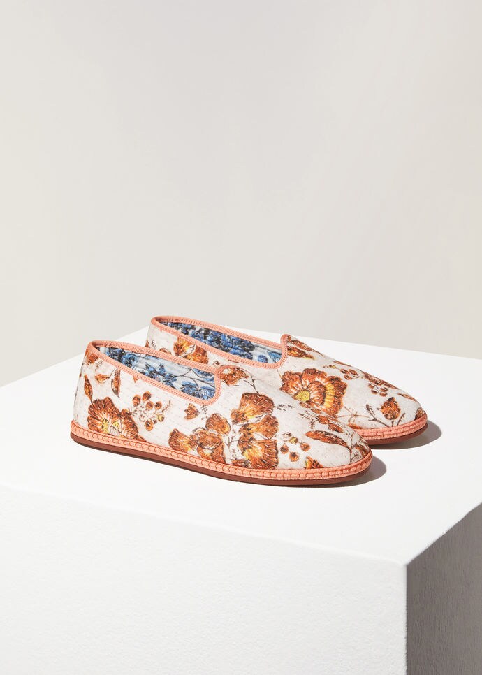 Laguna Slipper Loafers-Linen