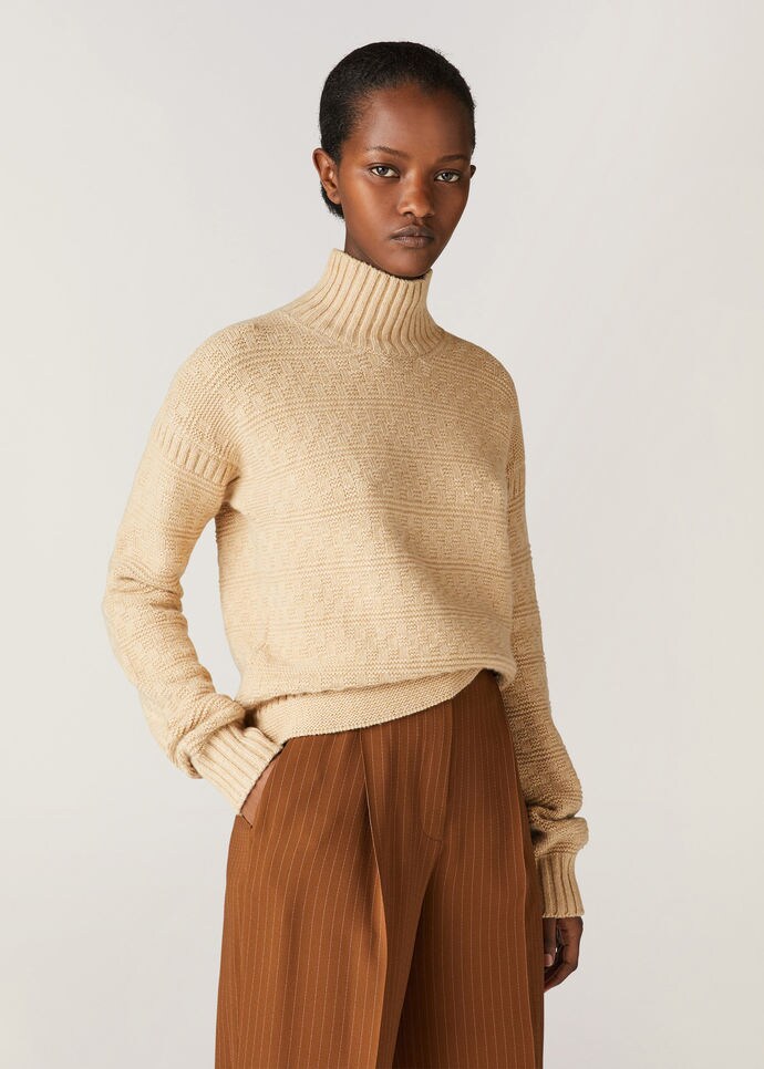 New Plymouth Polo Neck-Cashmere