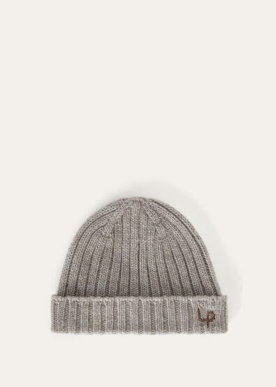 RIB STITCH LP BEANIE CASH GG 3