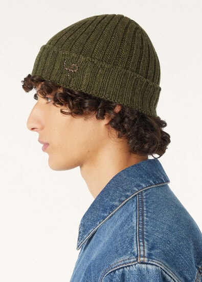 RIB STITCH LP BEANIE CASH GG 3