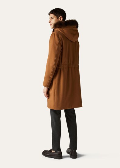 TOV PARKA VICUNA STORM PECAN COLLAR
