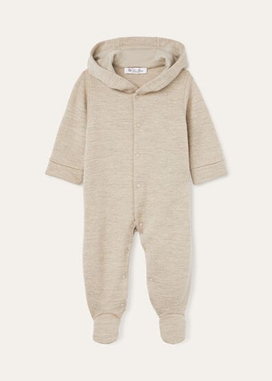 TENDERNESS HOODED BABYSUIT CASH