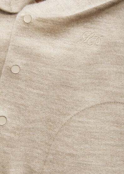 TENDERNESS HOODED BOMBER CASH