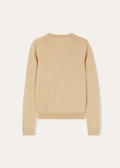 VICUNA ICONIC V NECK SWEATER GG 33