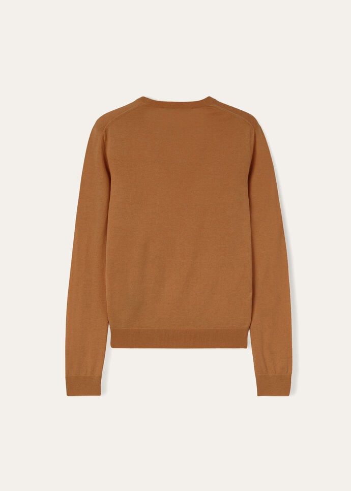 VICUNA ICONIC V NECK SWEATER GG 33_FAN2652_E09Y_2