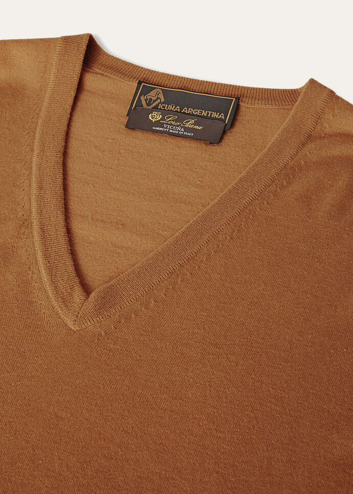 VICUNA ICONIC V NECK SWEATER GG 33_FAN2652_E09Y_3