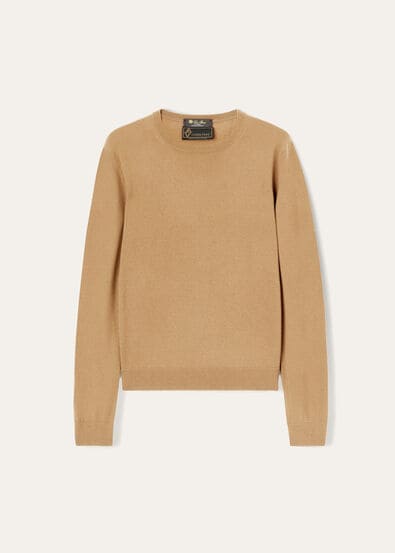 VICUNA ICONIC CREWNECK SWEATER GG 33