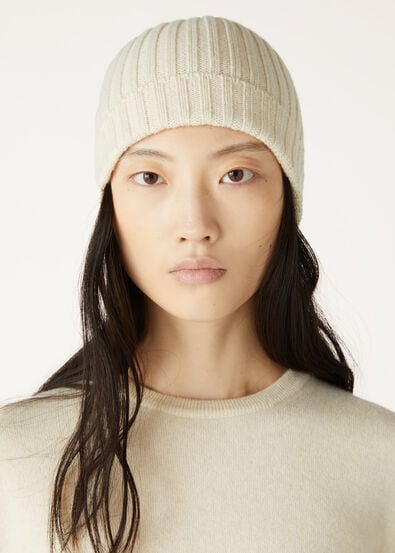 LORO BEANIE RECYCLED CASH GG 5