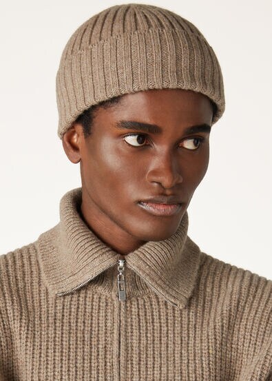 LORO BEANIE RECYCLED CASH GG 5