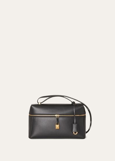 Extra Bag L27 in Smooth Calfskin Black | Loro Piana