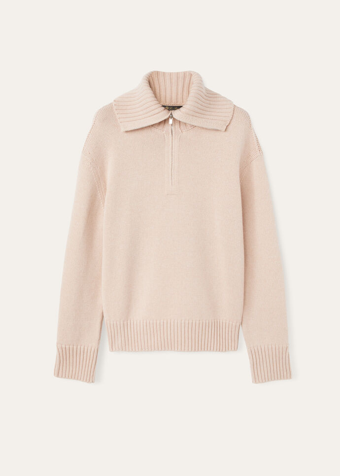 Parksville Pullover Baby Cashmere Blushing Beige Melange