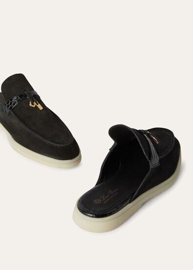 BABOUCHE CHARMS WALK SUEDE ALLIGATOR BOMBE