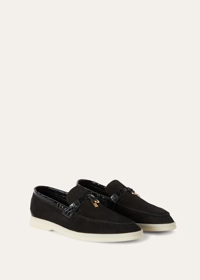 SUMMER CHARMS WALK SUEDE ALLIGATOR BOMBE