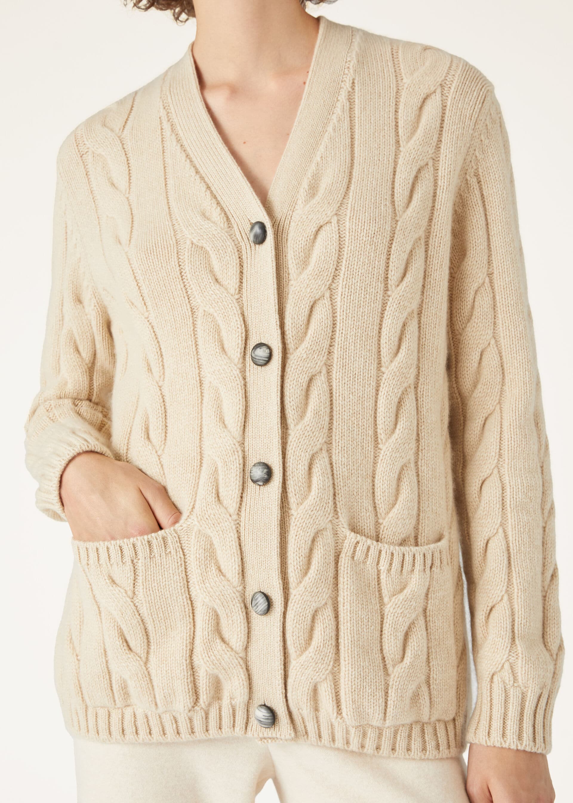 NAPIER CARDIGAN SWEATER BABY CASH GG 5