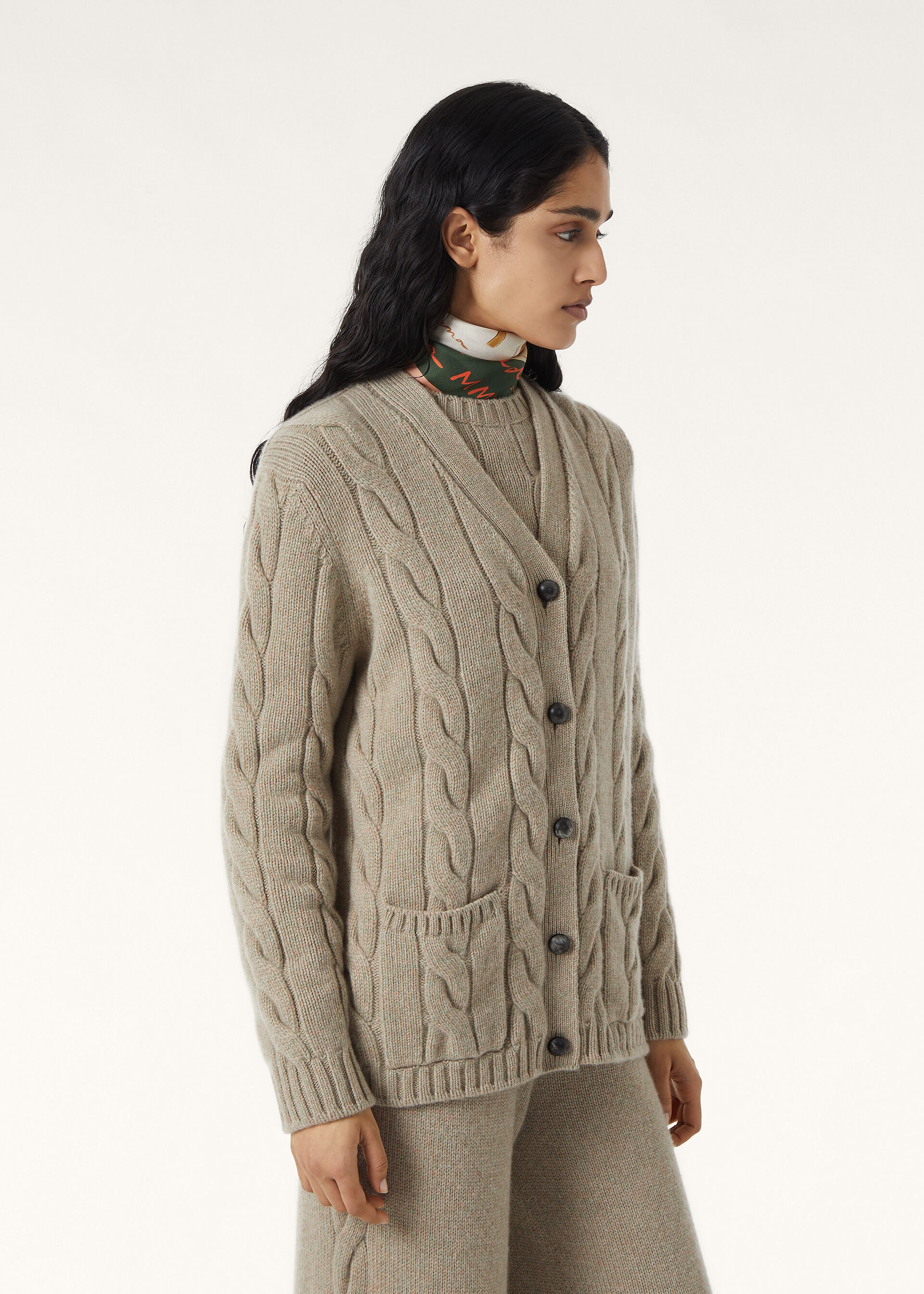 NAPIER CARDIGAN SWEATER BABY CASH GG 5