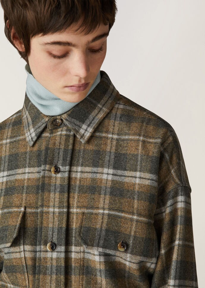 Alvar Overshirt-Cashmere, Virgin Wool